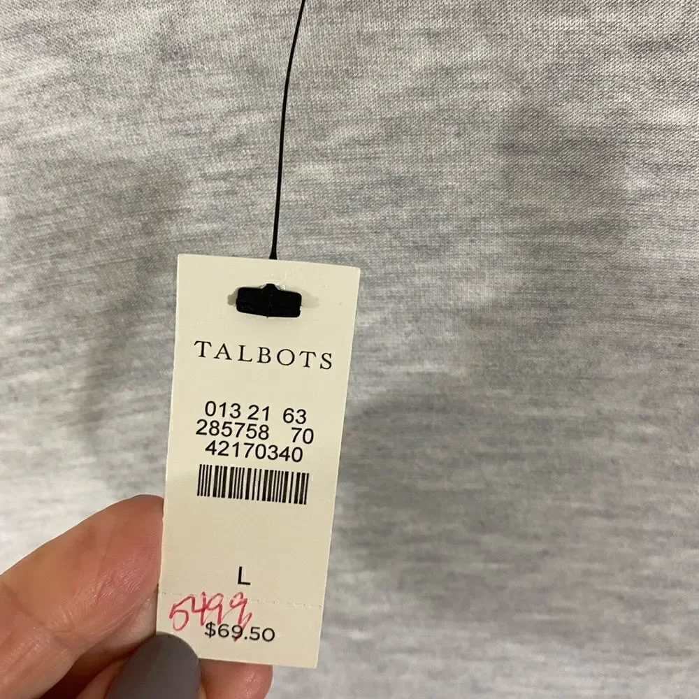 NWT Talbots Lace Border Top - Picture 7 of 8